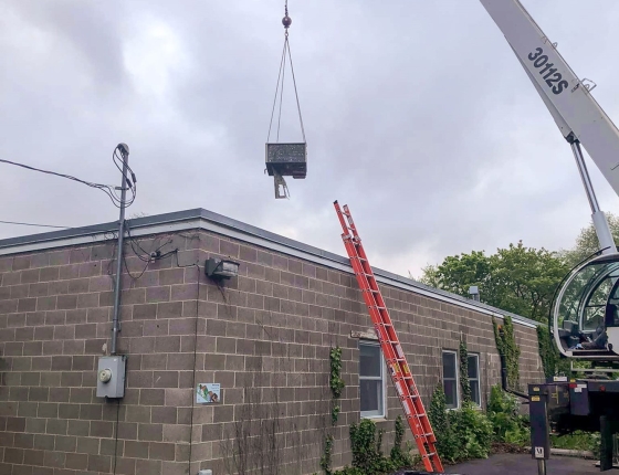 PRG building getting new HVAC system