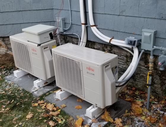 ductless heat pump in cold climate